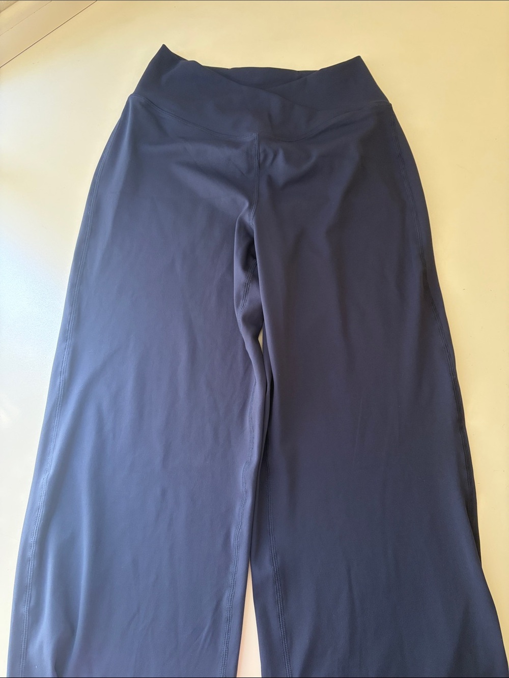 Halara Crossover Waist Wide Leg Yoga Pants - Picture 5 of 8
